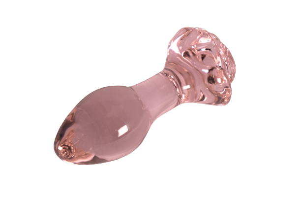 Glass Rose Butt Plugs