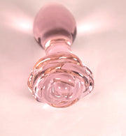 Glass Rose Butt Plugs