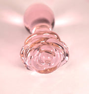 Glass Rose Butt Plugs
