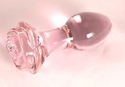 Glass Rose Butt Plugs