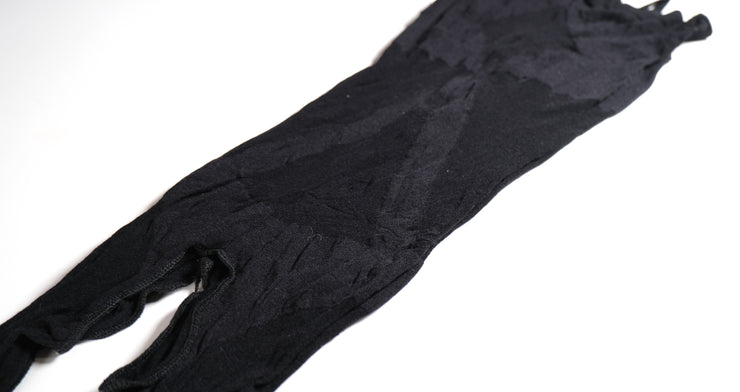 Black Bodystocking Open Crotch Lingerie set