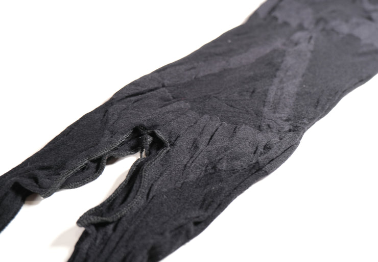 Black Bodystocking Open Crotch Lingerie set