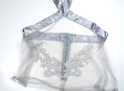 See Through Lace Cheongsam Lingerie Set