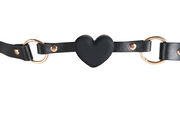 Silicone Heart Ball Mouth Gag