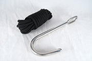 Stainless Steel Anal Hook With Rope