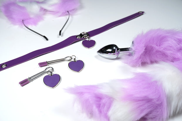 Light Purple Heart Pet Play Set