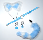 Bule Plum Blossom Pet Play Set