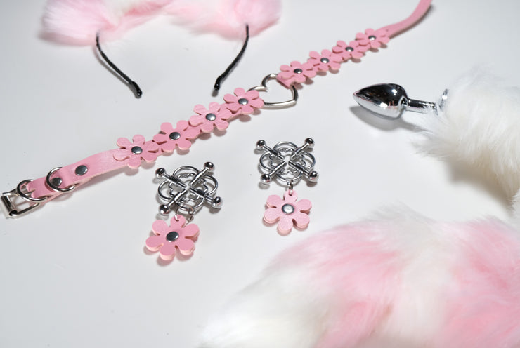Pink Plum Blossom Pet Play Set