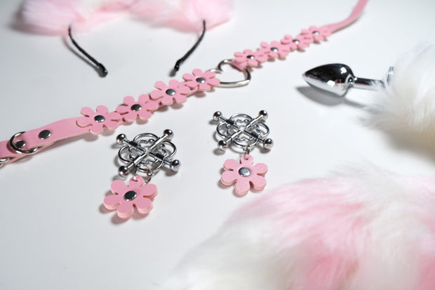 Pink Plum Blossom Pet Play Set
