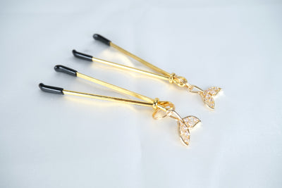 Nipple Clamps With Butterfly Pendant