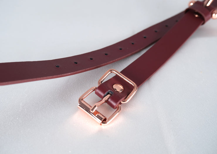 Rose Gold Imprisoned Tongue Gag Deep