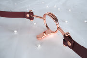 Rose Gold Imprisoned Tongue Gag Deep