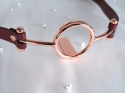 Rose Gold Imprisoned Tongue Gag Deep