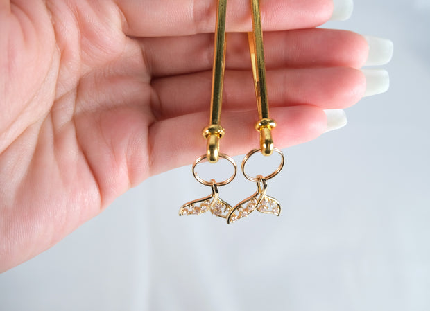 Nipple Clamps With Butterfly Pendant