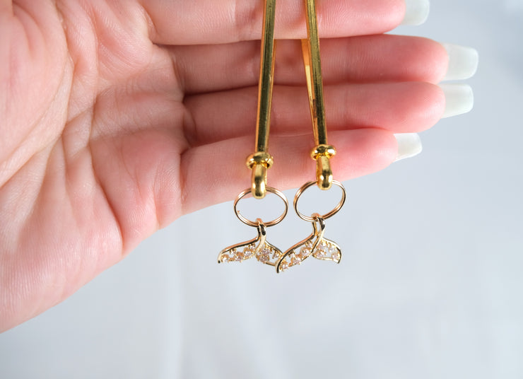 Nipple Clamps With Butterfly Pendant
