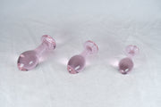 Round Based Crystal Glass Butt Plug