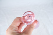 Round Based Crystal Glass Butt Plug
