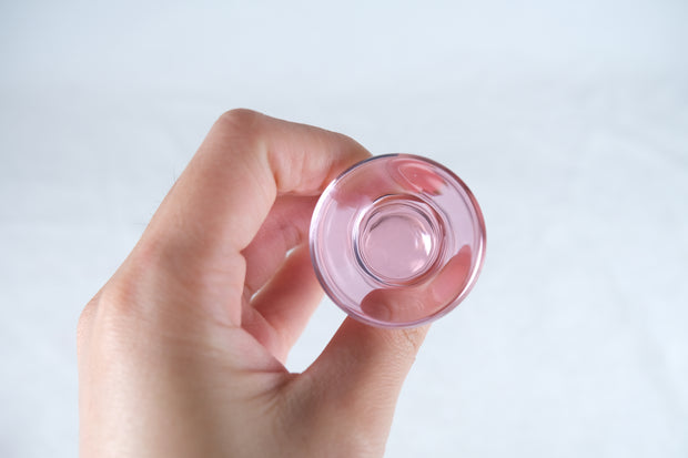 Round Based Crystal Glass Butt Plug