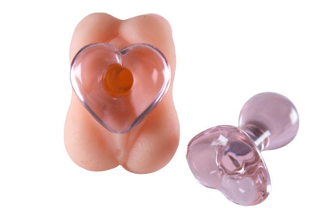 Pink Heart Small Anal Plug