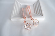Rose Gold Nipple Clamps Artificial Diamond