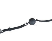 Black Silicone Ball Mouth Gag