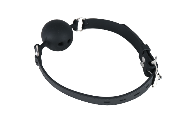 Black Silicone Ball Mouth Gag