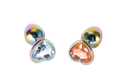 Rainbow Small Jewel Butt Plugs
