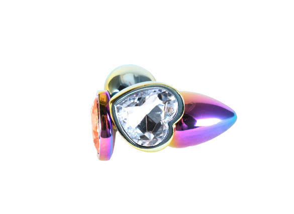 Rainbow Small Jewel Butt Plugs