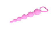 Silicone Heart Shaped Anal Beads