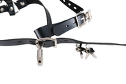 Steel Ball Gags Harness Lockable