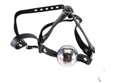 Steel Ball Gags Harness Lockable