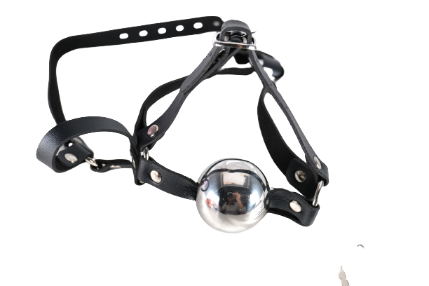 Steel Ball Gags Harness Lockable