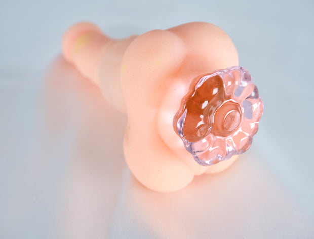 Pink Plum Blossom Anal Plug