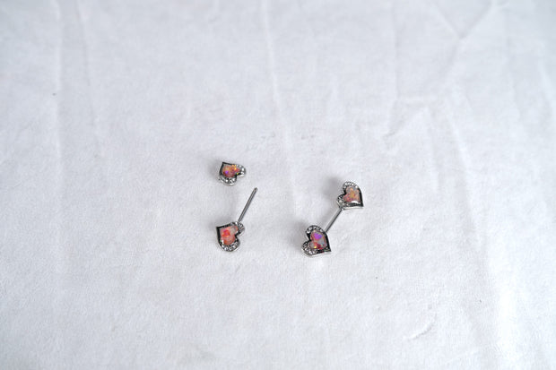 Heart Nipple Rings With Diamond