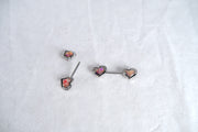 Heart Nipple Rings With Diamond