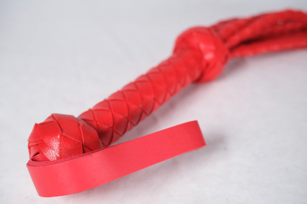 Leather Flogger Whip