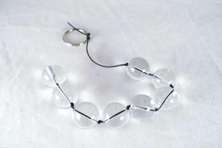 Crystal Transparent Glass G-spot Anal Beads