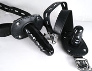 Inverted Dildo Penis Mouth Gag Lockable