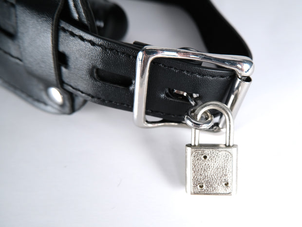 Inverted Dildo Penis Mouth Gag Lockable
