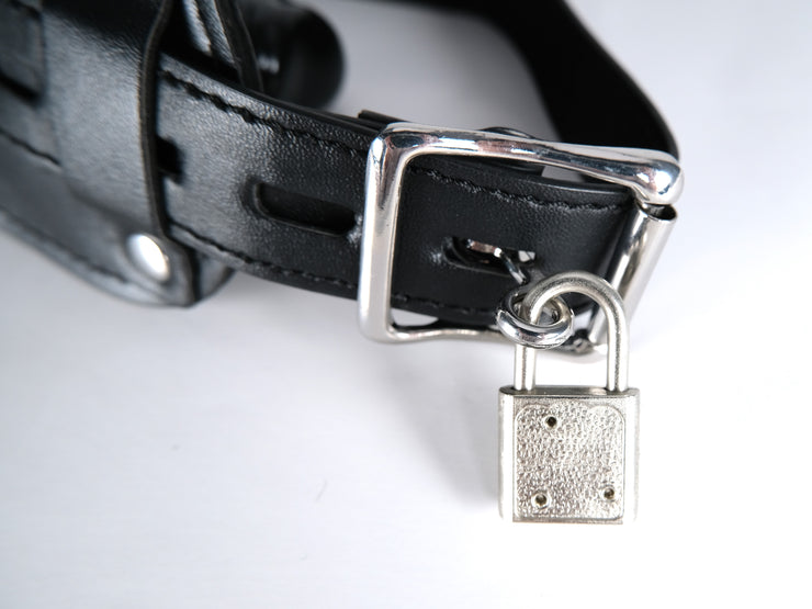 Inverted Dildo Penis Mouth Gag Lockable