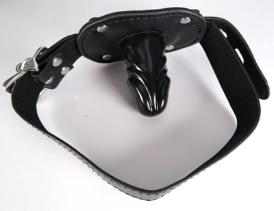 Inverted Dildo Penis Mouth Gag Lockable
