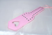 Single Heart Leather Paddle Spanking