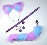 Purple Bule Heart Pet Play Set