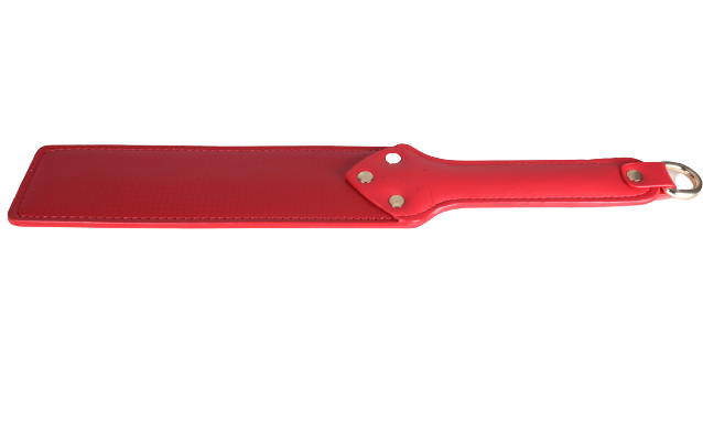 High Quality Black and Red Leather Small Spanking BDSM Paddle Slapper ...