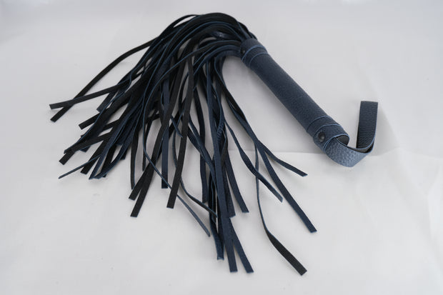 Blue Leather Flogger