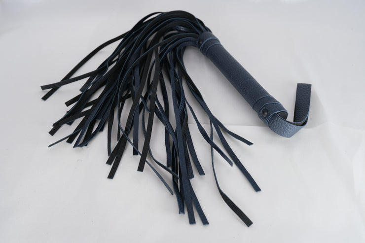 Blue Leather Flogger