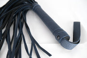 Blue Leather Flogger