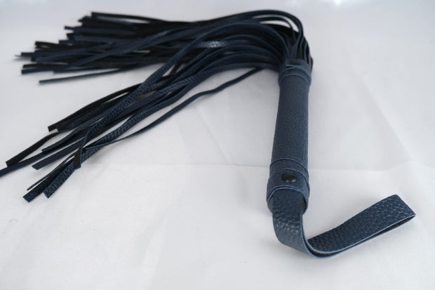 Blue Leather Flogger