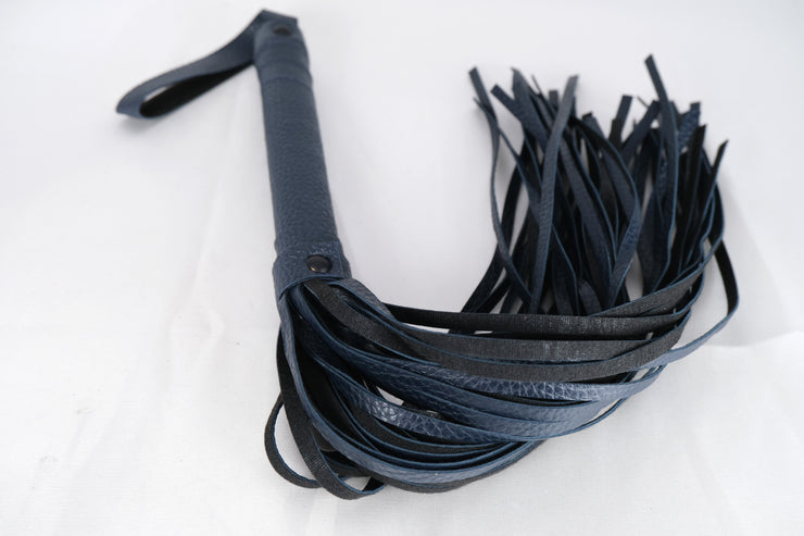 Blue Leather Flogger