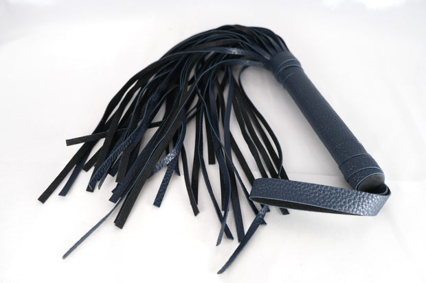 Blue Leather Flogger